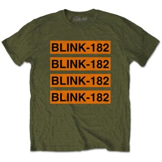 Blink-182 Maglietta - Logo Repeat