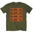 Blink-182 Camiseta - Logo Repeat
