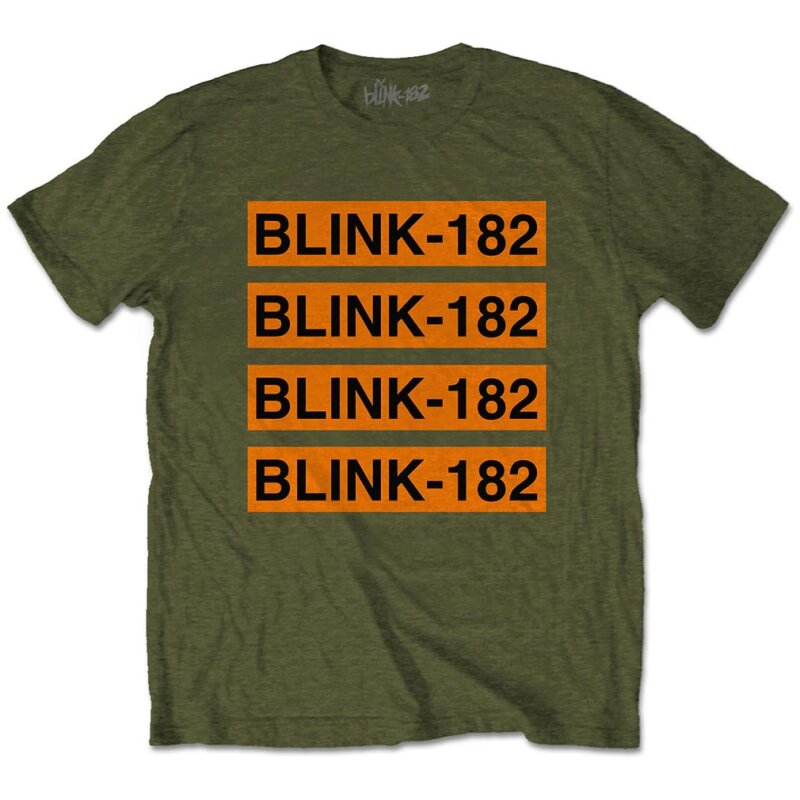 Blink-182 T-Shirt - Logo Repeat L