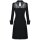 Dark In Love Mini vestido - Black Prom L/XL