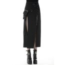 Dark In Love Midi Skirt - Irregular