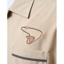 Steady Clothing Vintage Bowling Shirt - The Boomer Beige S