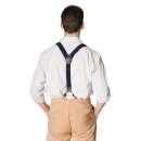 Banned Suspenders - Jefferson Braces Navy