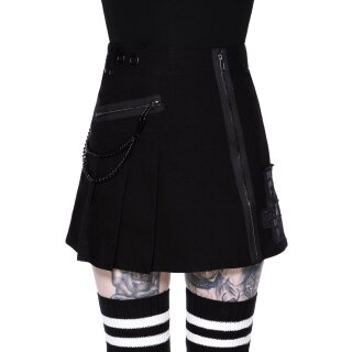 Killstar Mini Skirt - Calling Alice Black 4XL