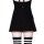 Killstar Mini Skirt - Calling Alice Black 4XL