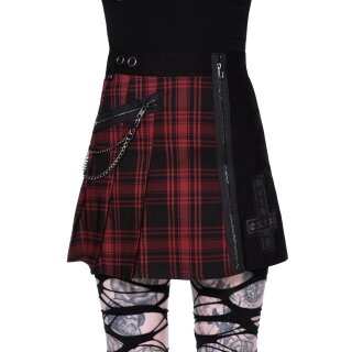 Killstar Mini Skirt - Calling Alice Tartan XS