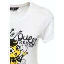 Queen Kerosin Maglietta - Bee A Queen Bianco XS