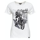 Queen Kerosin T-Shirt - Trouble Maker Weiß S