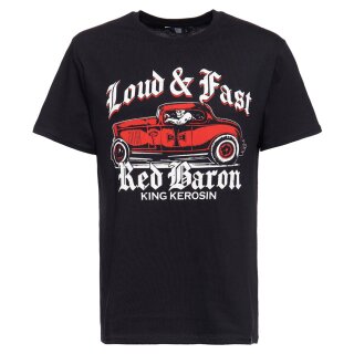 King Kerosin Tricko - Loud & Fast Red Baron