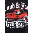 King Kerosin Maglietta - Loud & Fast Red Baron