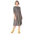 Banned Retro Vintage Dress - Cheeky Check Grey S