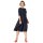 Banned Retro Vintage Kleid - Cheeky Check Navy S