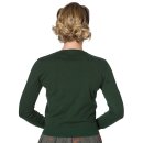 Banned Retro Cardigan - Winter Leaves Green S
