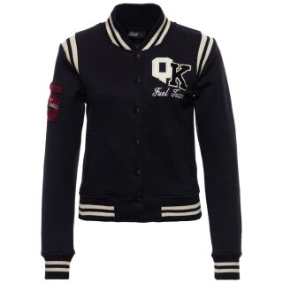 Queen Kerosin College Jacket - Cheer Team Black