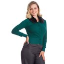 Banned Retro Cardigan - Bow Dreaming Verde