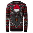Killstar Knitted Christmas Sweater - Hail Santa