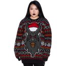 Killstar Knitted Christmas Sweater - Hail Santa 4XL