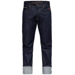 King Kerosin Jeans Trousers - Robin Selvedge Dark Blue W30 / L36