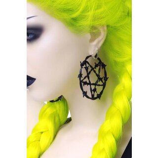 Killstar Earrings - Lifes A Witch Large Black