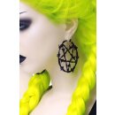 Killstar Earrings - Lifes A Witch Large Black