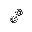 Killstar Earrings - Lifes A Witch Small Black