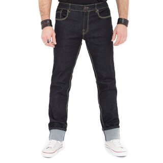King Kerosin Jeans Pantaloni Jeans - Robin Rinsed Wash W32 / L36