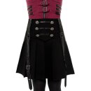 Killstar Pleated Mini Skirt - Dark Academy Black XS
