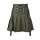 Killstar Pleated Mini Skirt - Dark Academy Khaki