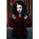 Killstar Velvet Puffer Jacket - Lisa Luna Blood