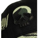 Hyraw Snapback Cap - Skull Camo