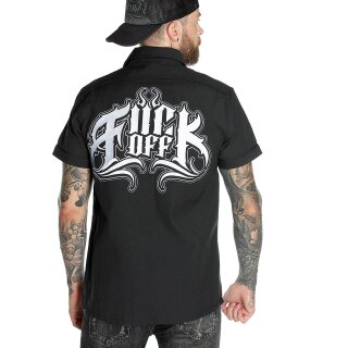 Hyraw Camicia punk - Fuck Off XL
