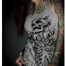 Hyraw Camiseta de tirantes para damas - Skull And Bones