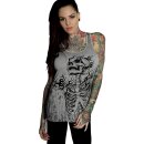Hyraw Camiseta de tirantes para damas - Skull And Bones XS