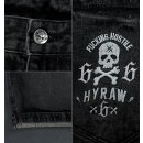 Hyraw Cargo Shorts - Black Nákladné