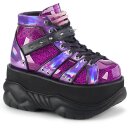 DemoniaCult Zapatos de plataforma - Neptune-100 Púrpura