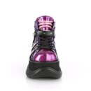 DemoniaCult Platform Sneakers - Neptune-100 Purple