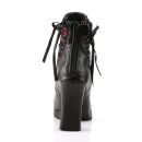 DemoniaCult Biker Boots - Crypto-51 Rouge 40
