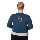 Banned Retro Cardigan - Young Love Teal S