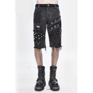 Devil Fashion Denim Pantaloncini - Rebel XL