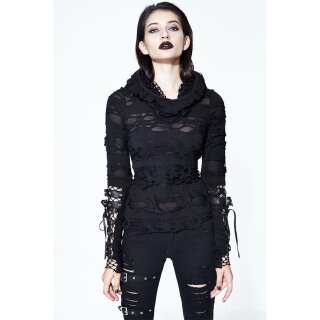 Devil Fashion Hooded Top - Wasted L