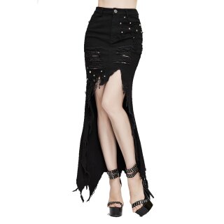 Devil Fashion High-Low Skirt - Nina S