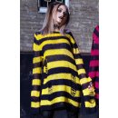 Killstar Knitted Sweater - Busy Bee