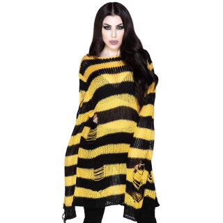 Killstar Knitted Sweater - Busy Bee XL