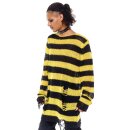 Killstar Knitted Sweater - Busy Bee XXL