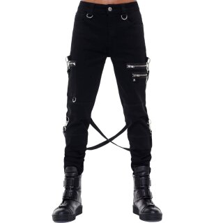 Pantalons en jeans Killstar - Night Terror XS
