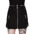 Killstar Mini Skirt - Pretty Kitty Black XS