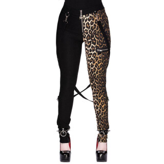Killstar Jeans Trousers - Def Leopard Leo XS