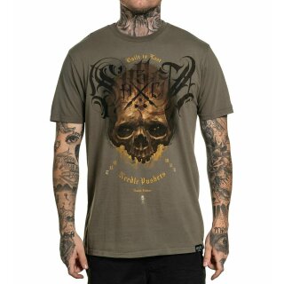 Sullen Clothing T-Shirt - Olive Skull 3XL