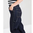 Hell Bunny Denim Jeans Trousers - Carpenter