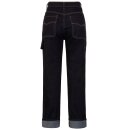 Hell Bunny Denim Jeans Trousers - Carpenter XS